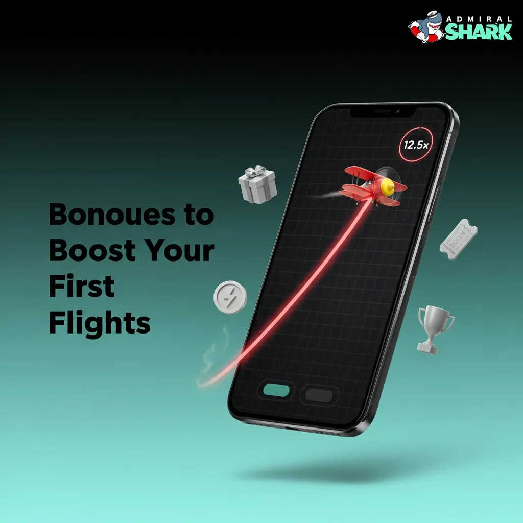 Promo banner: Bonuses to Boost Your First Flights—welcome offers for Aviator: casino up to 375%, sports/esports up to 475%