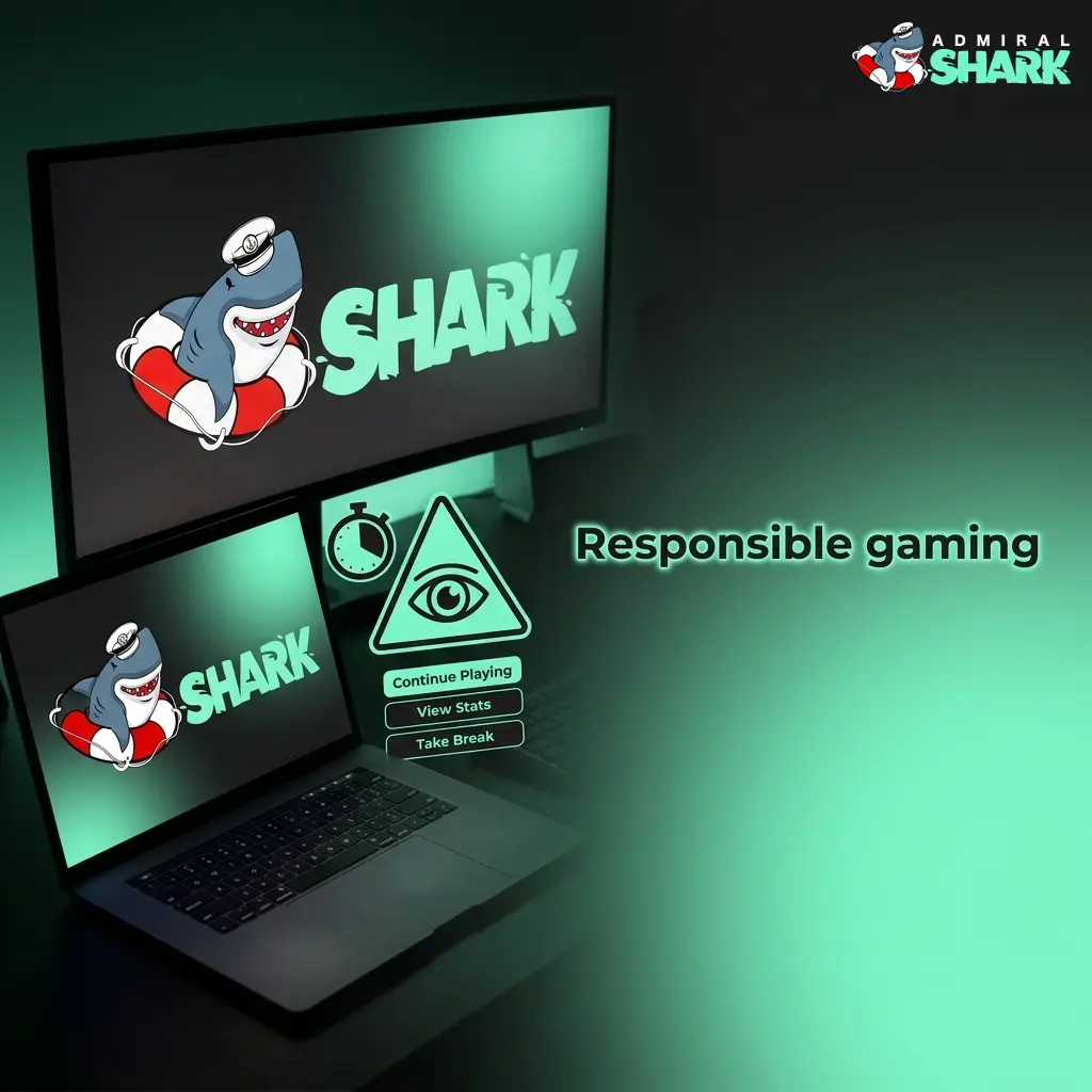 Responsible gaming tools and guidance for Admiral Shark players including deposit limits, time-outs, and self-exclusion options