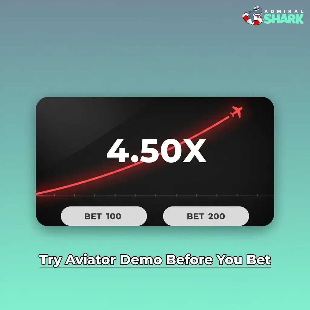 Aviator demo at Admiral Shark: practice free, test cashout timing, watch multiplier, try Auto Bet and dual bets.