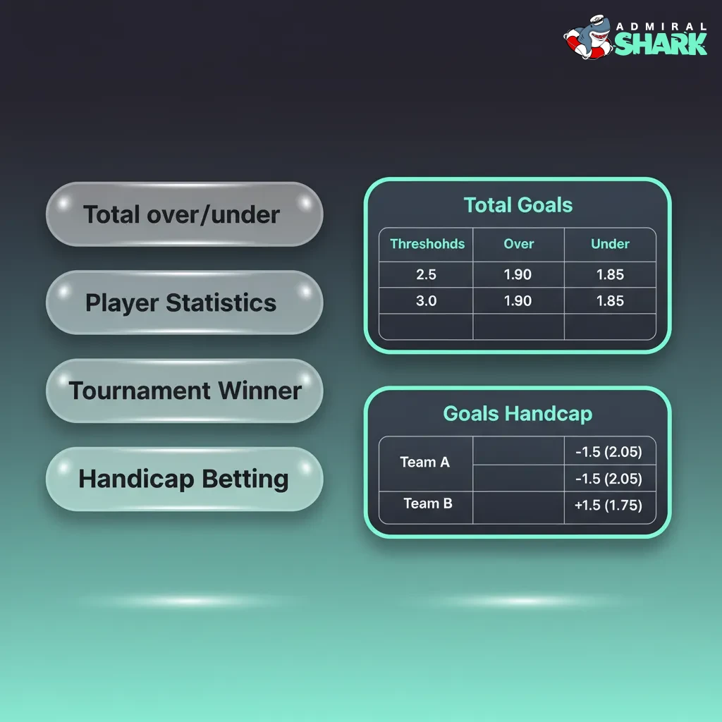 Infographic on bet types: Single (simple), Express/Accumulator (higher returns), System (pays even if one leg loses).