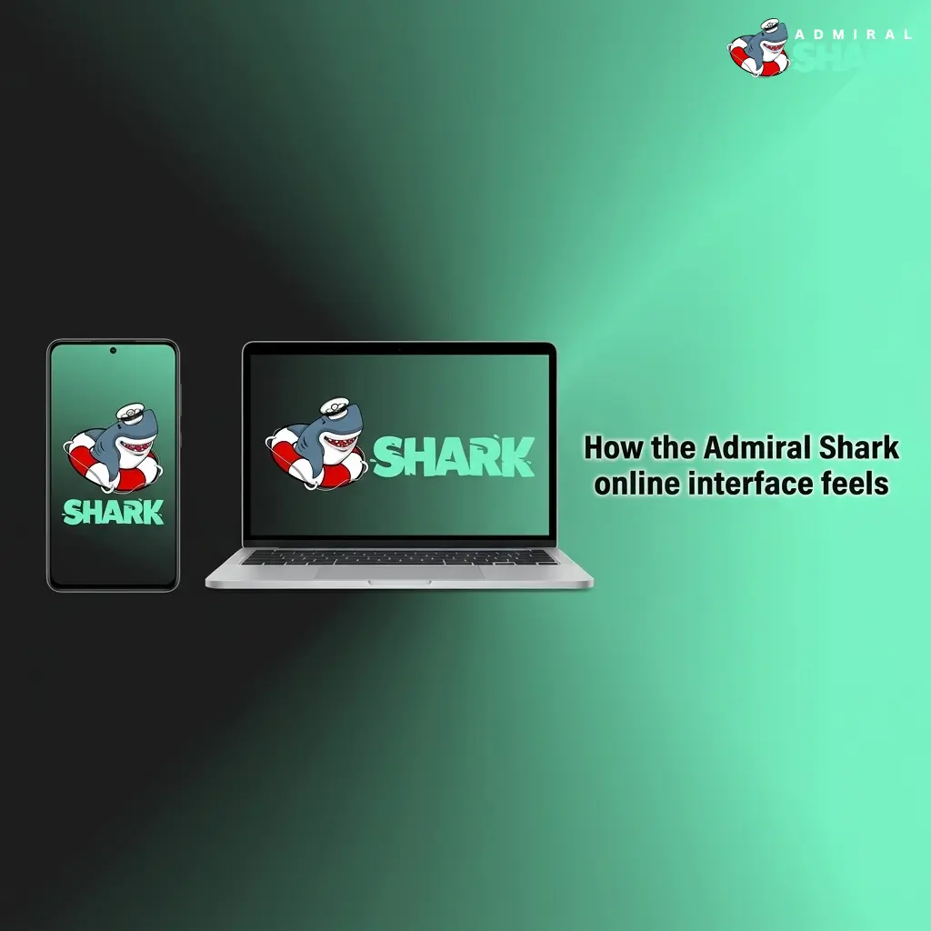 Admiral Shark website interface showing top navigation bar with Sports, Live, Esports, Casino, Promotions and Support tabs