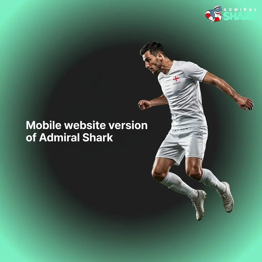 Admiral Shark mobile website interface showing fast navigation, live odds, and touch-optimised betting for UK players on 4G