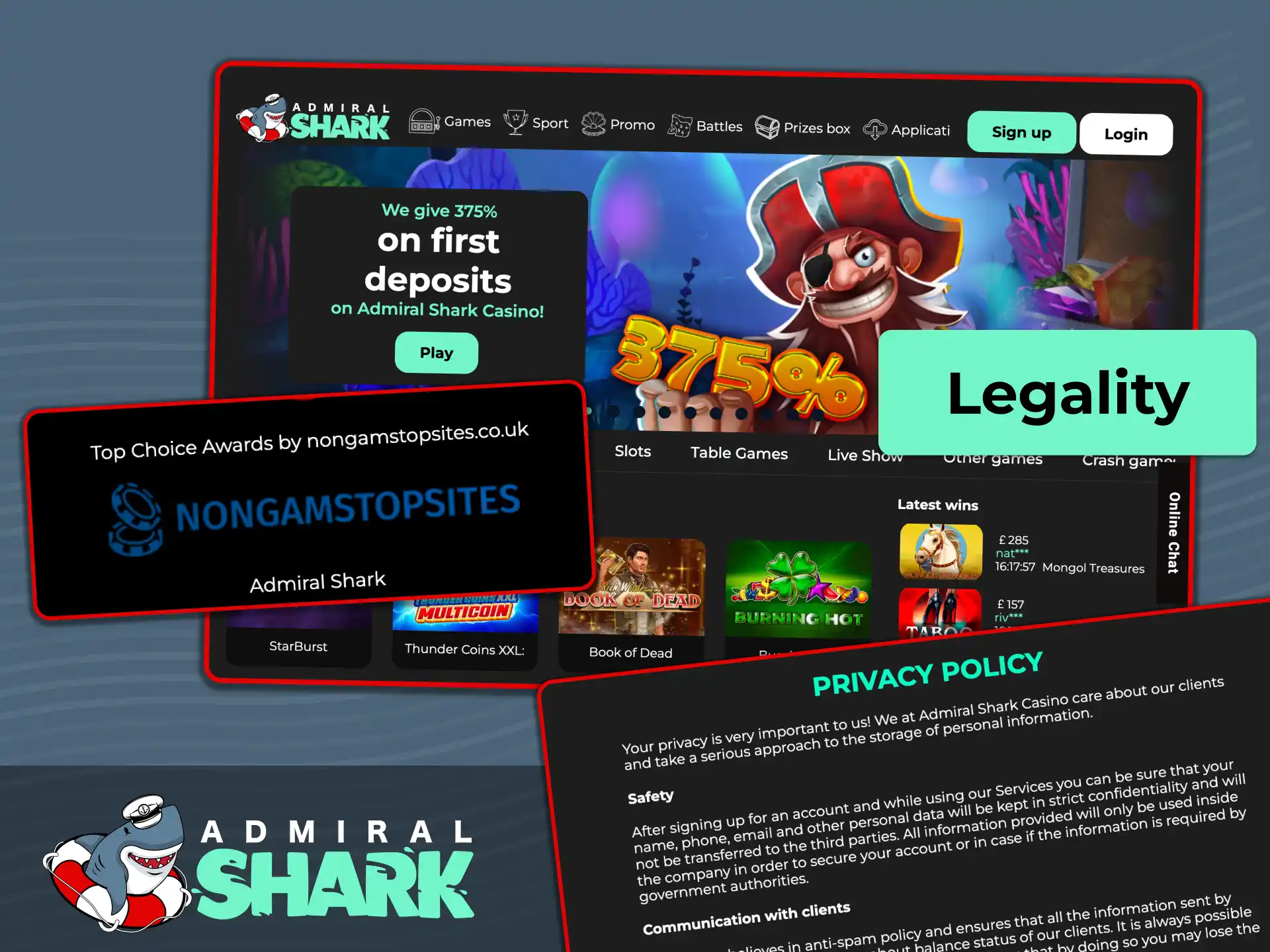 Learn about GB licensing requirements, safety protocols, and player protections at Admiral Shark.