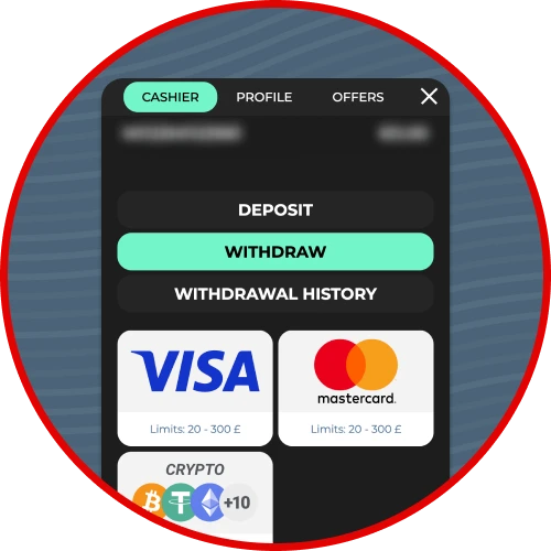 Manage your sports betting and casino balance seamlessly through a single Admiral Shark wallet.