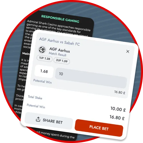 Take control of your Admiral Shark gambling with self-exclusion options and custom spending boundaries.