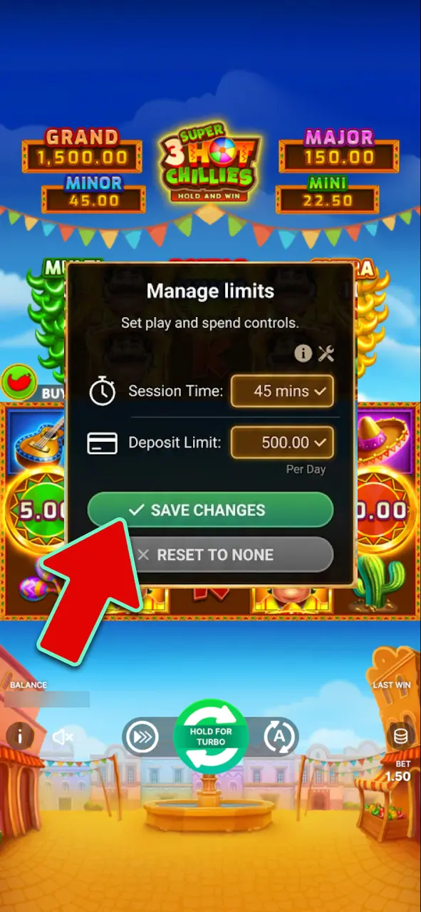 Manage limits on Admiral Shark to set deposit and play controls for safe gambling.