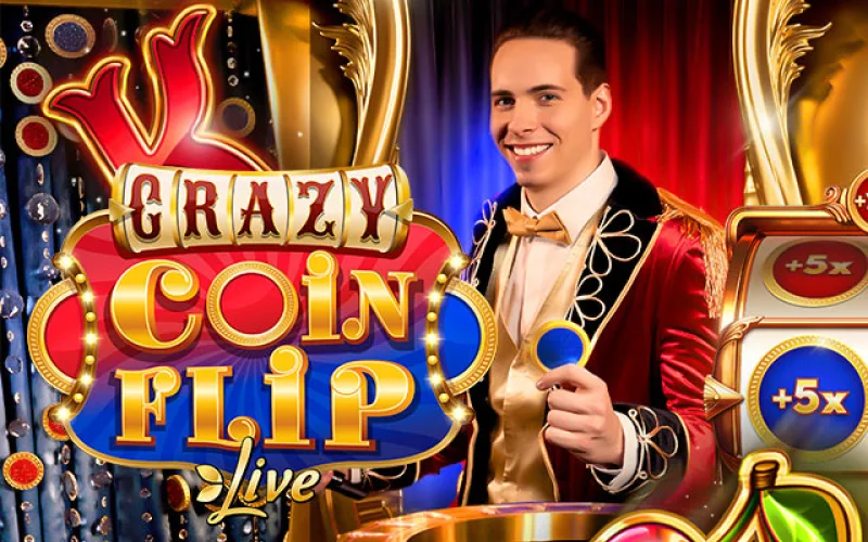 Play Crazy Coin Flip Live at Admiral Shark for RNG slot qualifiers and live coin flip bonuses.