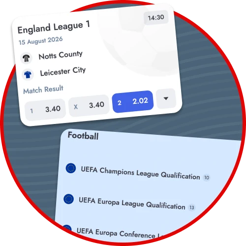Explore local football markets at Admiral Shark and place your bet.