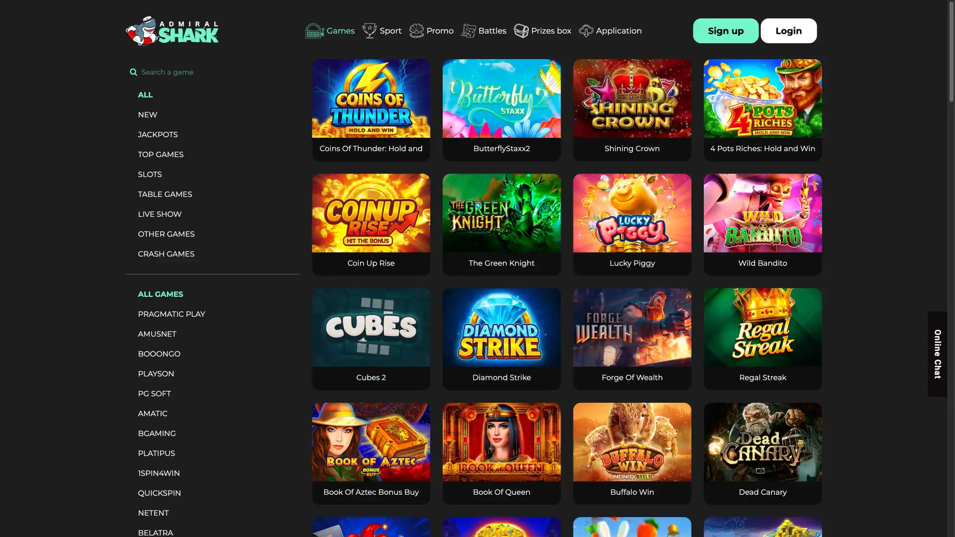 Check out Admiral Shark casino slots and catch your luck.
