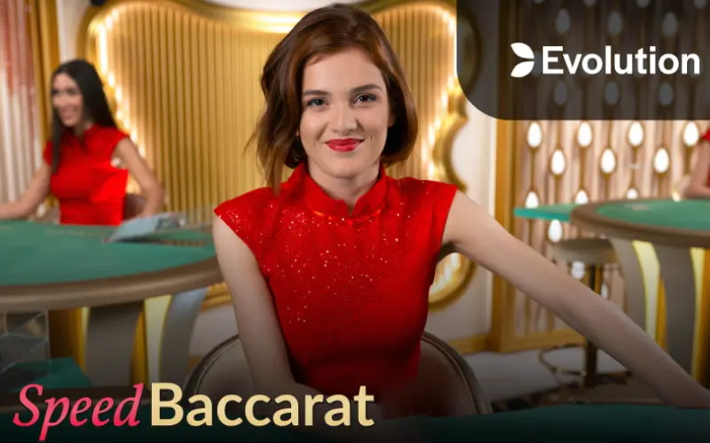 Enjoy fast-paced live casino action with Evolution Speed Baccarat on Admiral Shark.